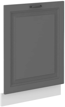 Front do zabudowy zmywarki ZM 713x596 ciemny szary/biały mat KLEO DUSTGREY/WH