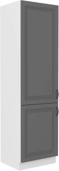 Słupek kuchenny 60 DK-210 2F ciemny szary/biały mat KLEO DUSTGREY/WH