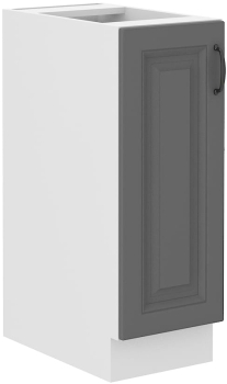 Szafka kuchenna dolna 30 D CARGO BB ciemny szary/biały mat KLEO DUSTGREY/WH