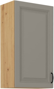 Szafka kuchenna górna 50 G-90 1F jasny szary mat/dąb artisan KLEO CLAYGREY/AR