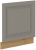 Front do zabudowy zmywarki ZM 570x596 jasny szary mat/dąb artisan CLAYGREY/AR