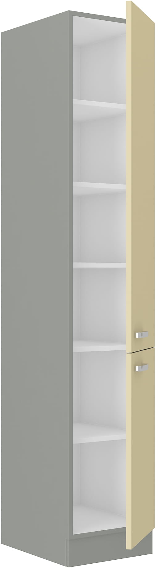 Słupek kuchenny 40 DK-210 2F kremowy połysk IGA KREM