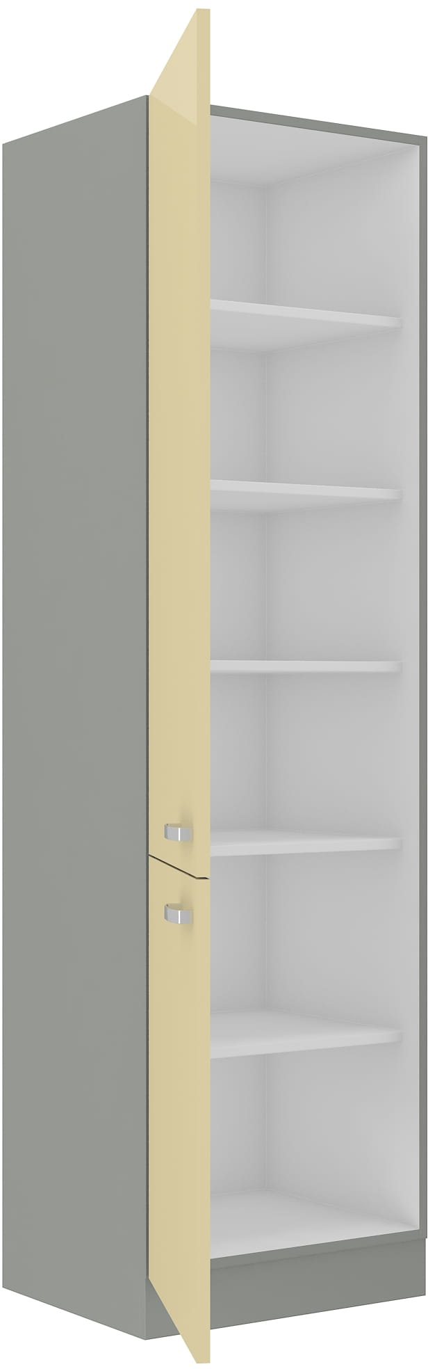 Słupek kuchenny 60 DK-210 2F kremowy połysk IGA KREM