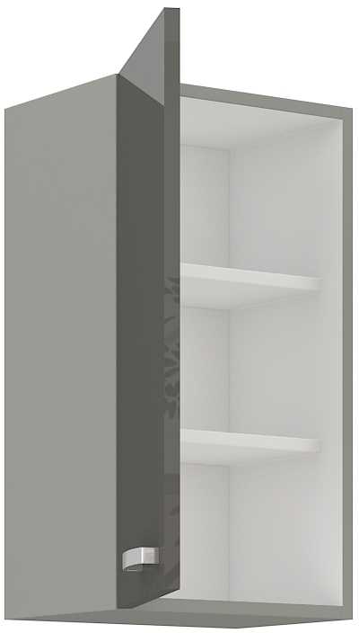 Szafka kuchenna górna 40 G-72 1F szary połysk IGA GREY