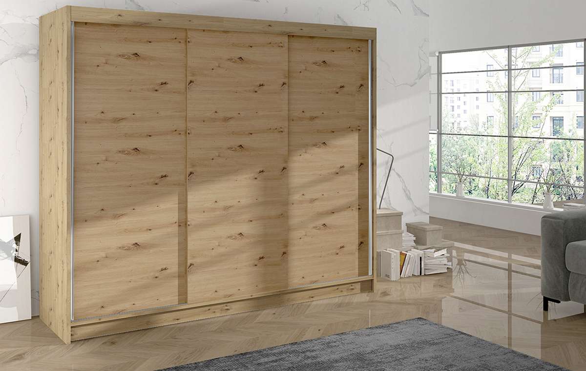 derby2_artisan,200cm Szafa DERBY (NICO), szafa przesuwna, garderoba, szafa do sypialni, szafa z lustrem.jpg