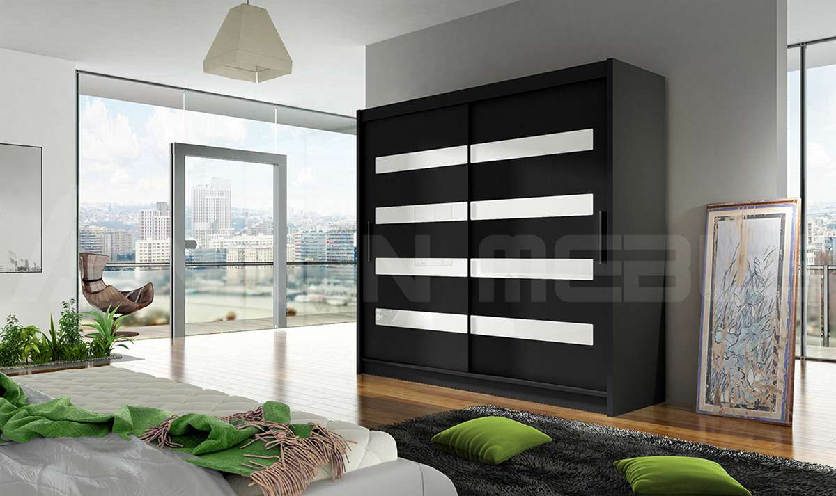 bega_xi_czarny_czarny_bialy,180cm Szafa BEGA (VEGAS), szafa przesuwna, garderoba, szafa do sypialni, szafa z lustrem.jpg