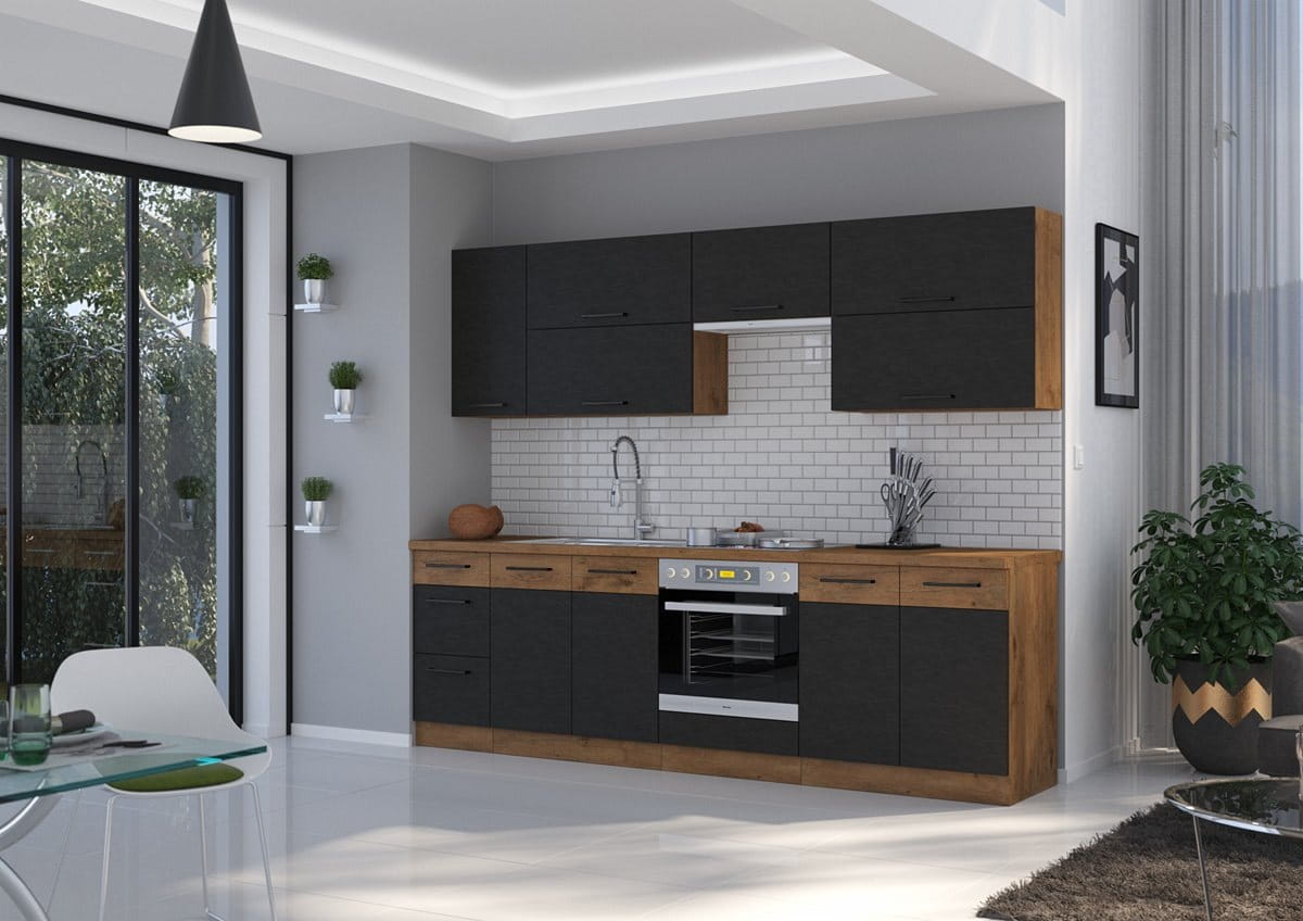 Vigo Matera 6 260 CM, meble kuchenne, kuchnia na wymiar, szafki kuchenne, szafki do kuchni MDF, kuchnia w połysku, blaty kuchenne.jpg