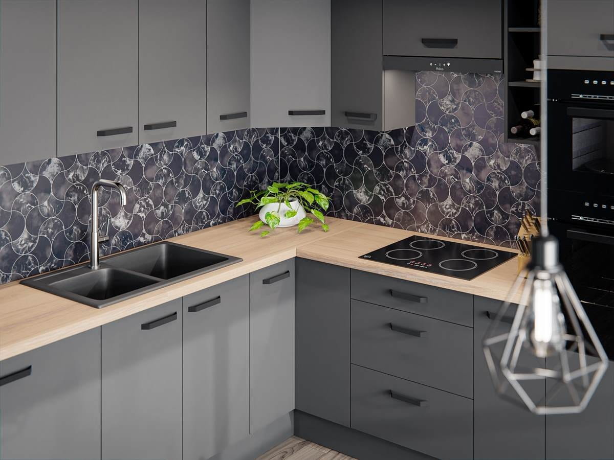 NASTIA zbliżenie, meble kuchenne, kuchnia na wymiar, szafki kuchenne, szafki do kuchni MDF, kuchnia w połysku, blaty kuchenne.jpg