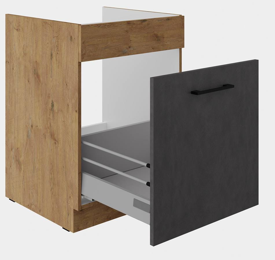 Szafka kuchenna dolna zlewowa, szuflada 60 ZL 1S BB matera VIVA-GRMAT