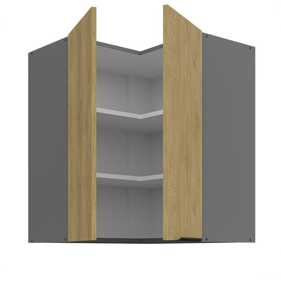 Szafka kuchenna górna narożna 60x60 GN-72 1F (90*) dąb cremona/antracyt CREMONA/ANT