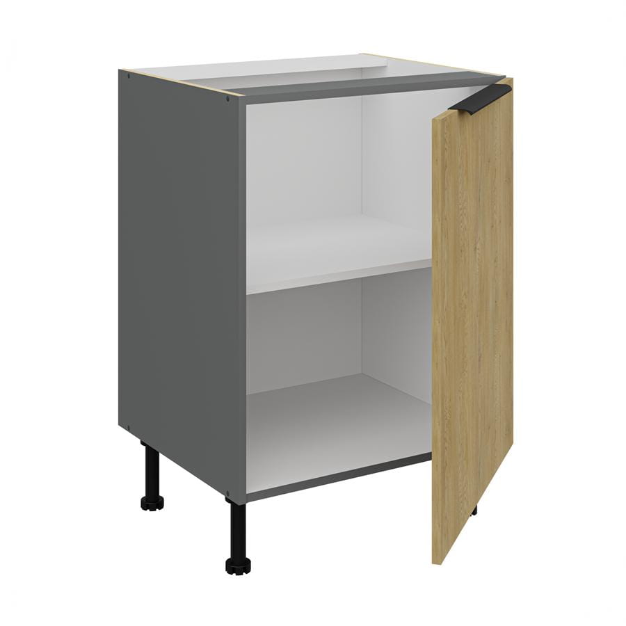 Szafka kuchenna dolna 60 D 1F BB dąb cremona/antracyt CREMONA/ANT