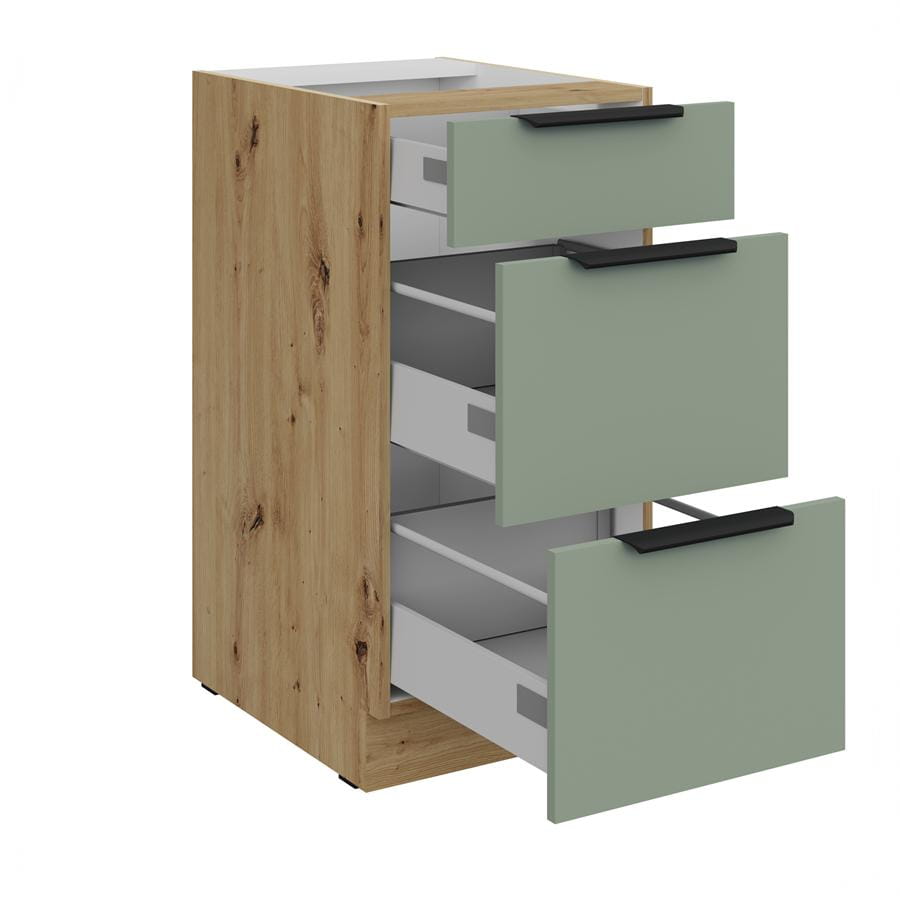 40 D 3S BB - ARIA SA-AR Meble kuchenne ARIANA, Meble kuchenne na wymiar, kuchnia na wymiar, szafki kuchenne, fronty antyfinger, szafka z szufladami, zakudowa kuchenna, kuchnie modułowe