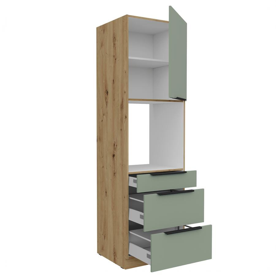 60 DPS-210 1F 3S - ARIA SA-AR Meble kuchenne ARIANA, Meble kuchenne na wymiar, kuchnia na wymiar, szafki kuchenne, fronty antyfinger, szafka z szufladami, zakudowa kuchenna, kuchnie modułowe