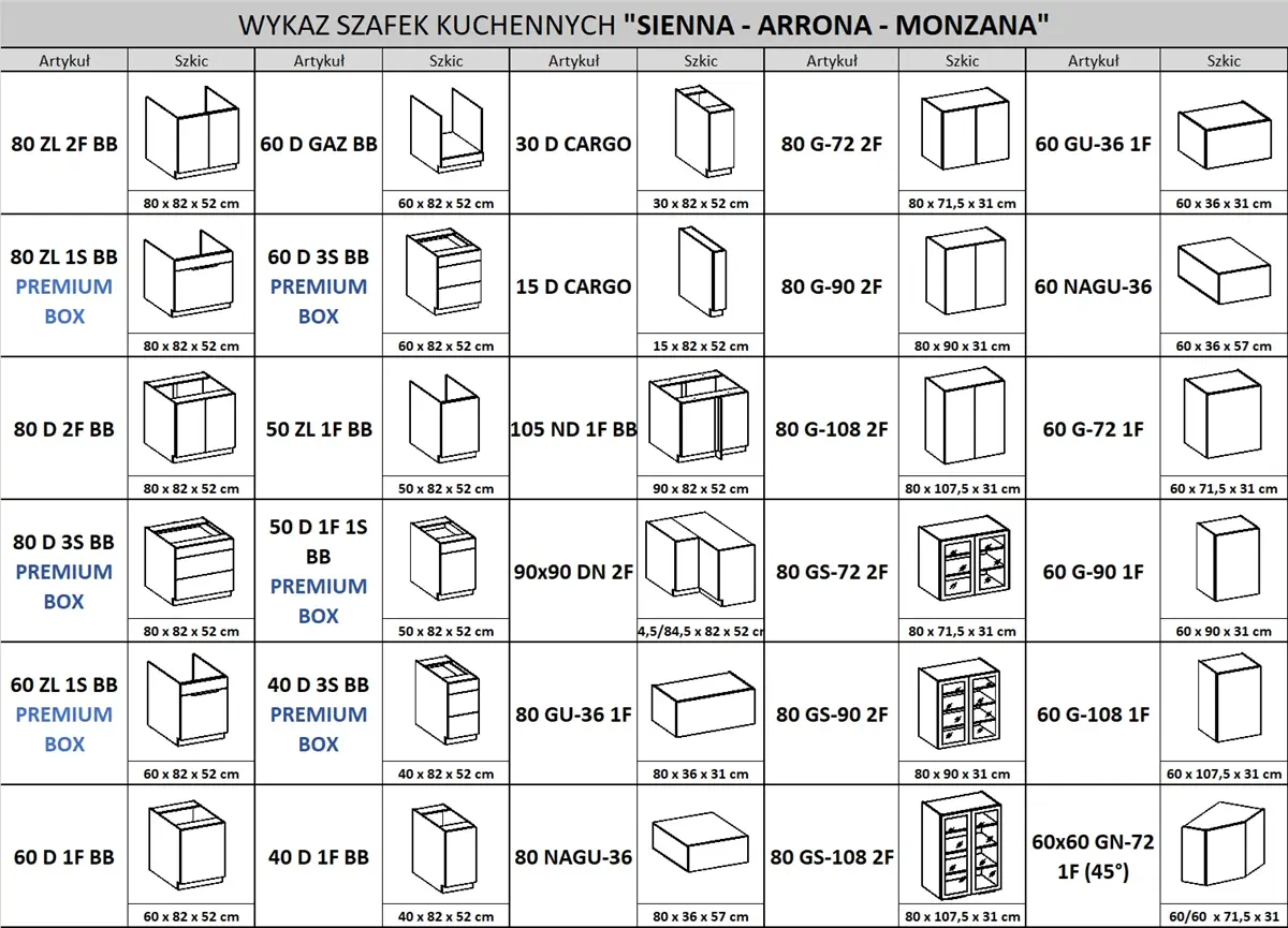 Meble-kuchenne-na-wymiar-matowe-z-frontami-matowymi-cichym domykiem-fronty-MDF-kaszmir-czarne--szuflady-kaszmir-orzech-mat-z-cichym-domykiem-kuchnia-od-stolarza-arrona-sienna-monzana-wykaz-szafek-kuchennych-1.webp