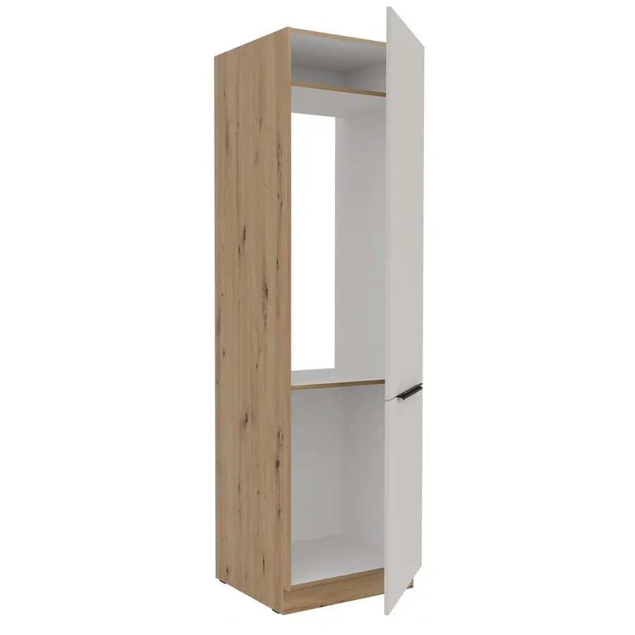 Słupek kuchenny 60 LO-210 2F kaszmir/dąb artisan SOLEA