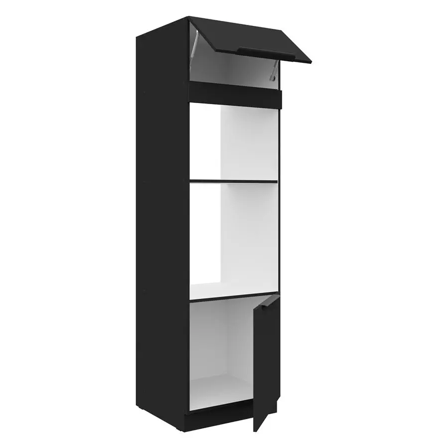 Słupek kuchenny 60 DPM-210 2F czarny mat SIENA