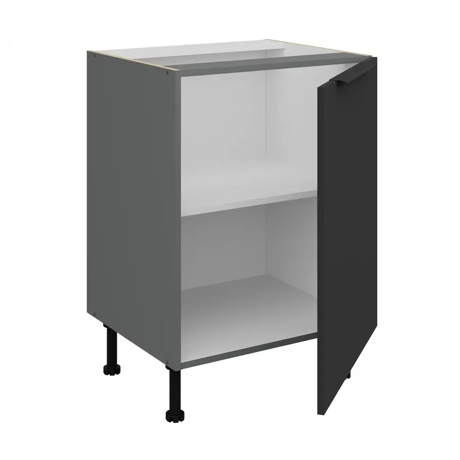 60 D 1F BB - ARIA BLACK-ANT Meble kuchenne ARIANA, Meble kuchenne na wymiar, kuchnia na wymiar, szafki kuchenne, fronty antyfinger, szafka z szufladami, zakudowa kuchenna, kuchnie modułowe