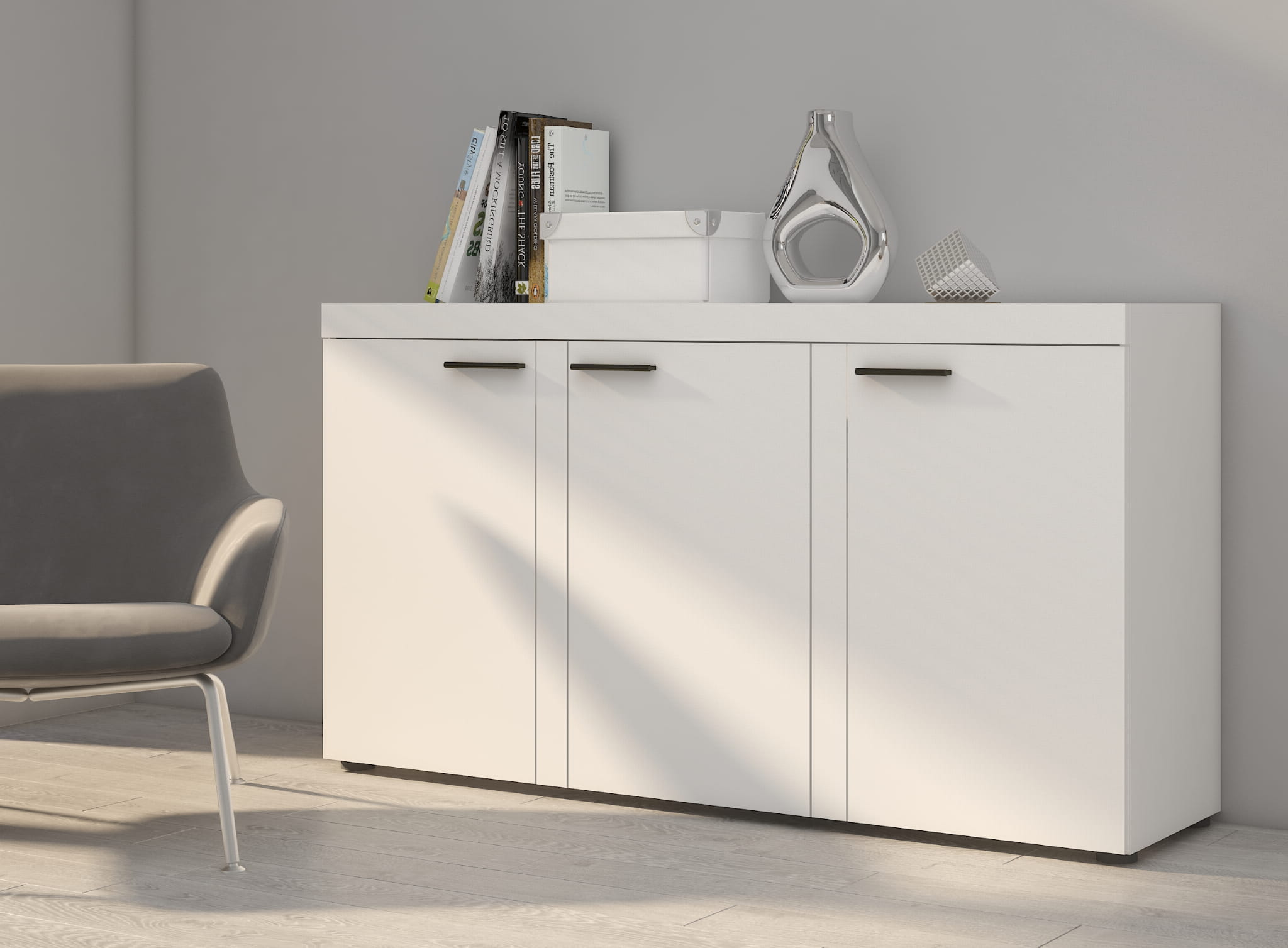 Komoda RUMBA WH22 2F 2S biały / biały