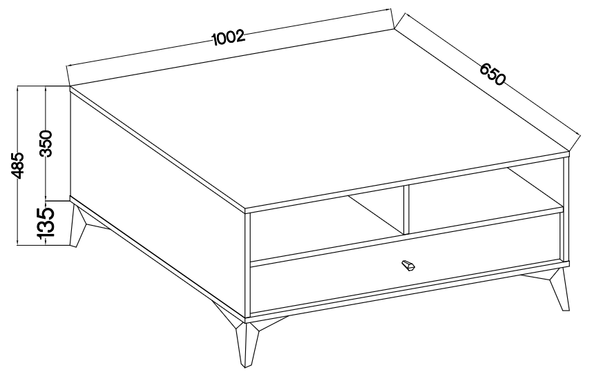 Stolik kawowy 201 JAKATA 1S eucaliptus