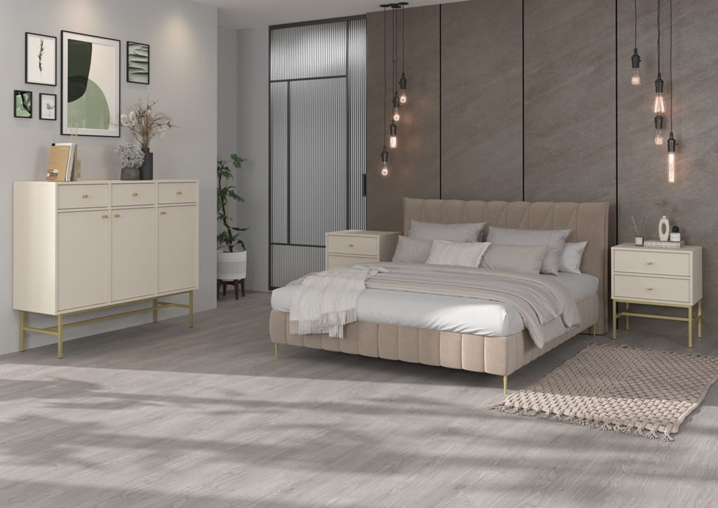 Stolik nocny 3 JAKATA 801 2S beż piaskowy