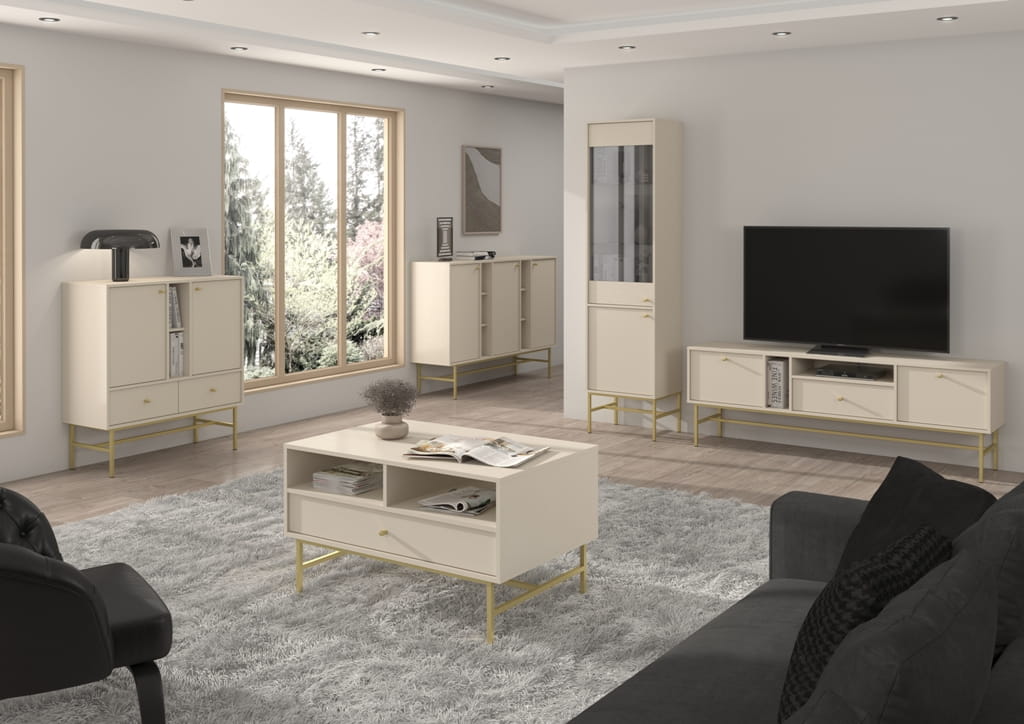 Stolik kawowy 3 JAKATA 201 1S beż piaskowy